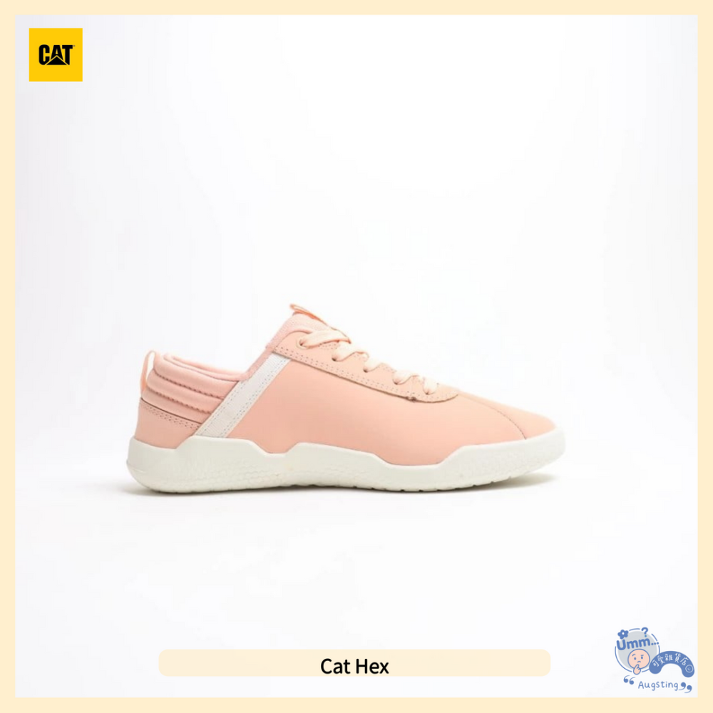 ᴀᴜɢsᴛɪɴɢ •ᴗ• 正品 CAT footwear HEX 休閒鞋 粉紅 低筒 平底鞋 防潑水 情侶鞋-細節圖4