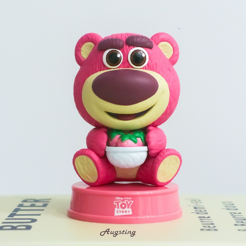 ᴀᴜɢsᴛɪɴɢ •ᴗ• 正版授權 野獸國 HOT TOYS COSB1006 玩具總動員 熊抱哥 草莓籃款公仔-細節圖2