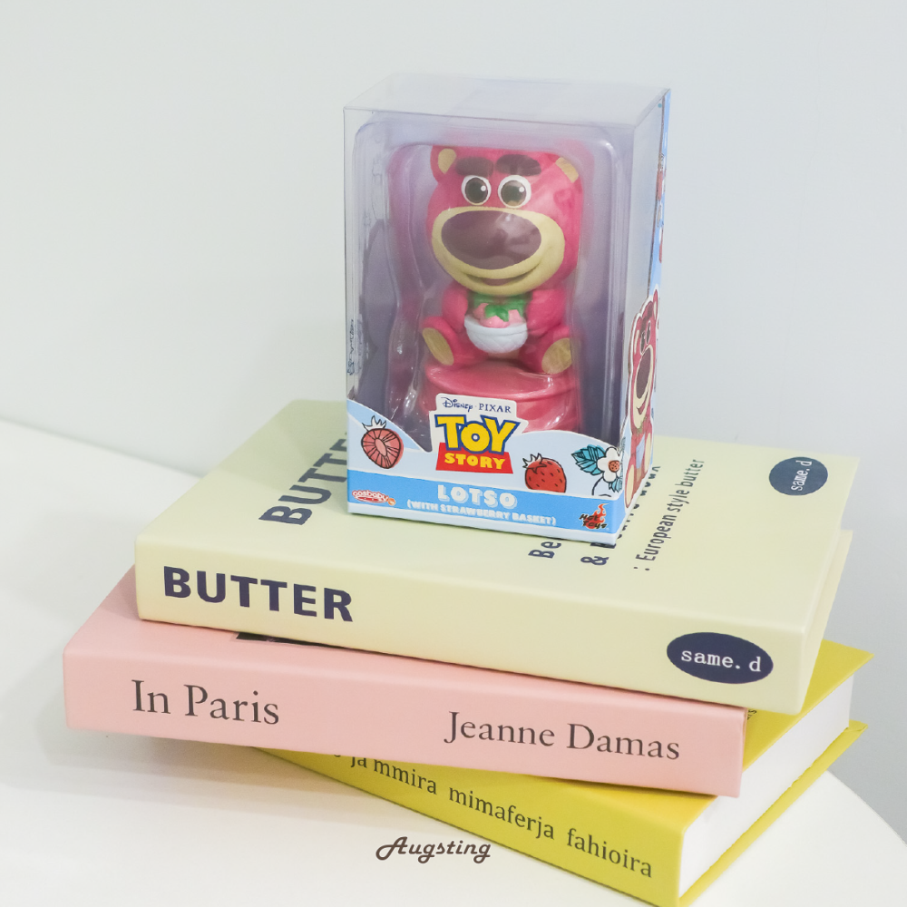 ᴀᴜɢsᴛɪɴɢ •ᴗ• 正版授權 野獸國 HOT TOYS COSB1006 玩具總動員 熊抱哥 草莓籃款公仔-細節圖4