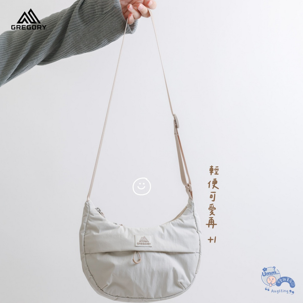 ᴀᴜɢsᴛɪɴɢ •ᴗ• 正品 Gregory SUSZY HALFMOON 肩背包 岑樹灰1L 斜背包 餃子包 彎月包-細節圖2