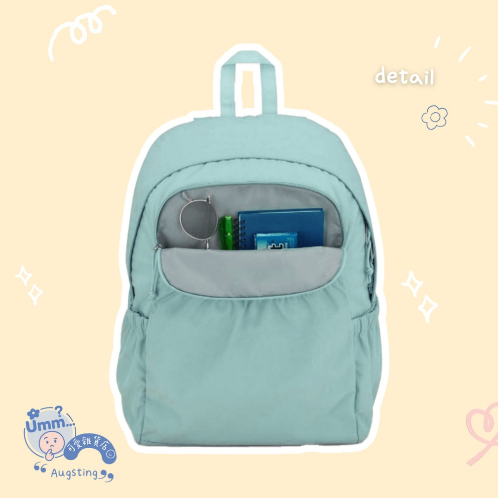 ᴀᴜɢsᴛɪɴɢ •ᴗ• 正品 JANSPORT SLOUCH PACK 後背包 28L 書包 防潑水雙肩背包 淡雅綠-細節圖2