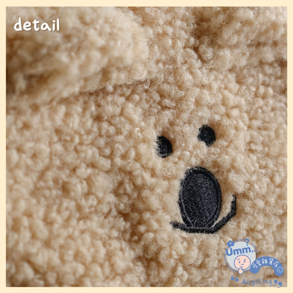 ᴀᴜɢsᴛɪɴɢ •ᴗ• 正版 Dinotaeng Quokka短尾袋鼠 造型紙巾套 衛生紙套 絨毛面紙盒-細節圖4