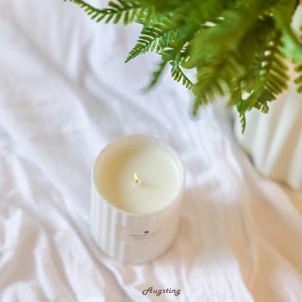 ᴀᴜɢsᴛɪɴɢ •ᴗ• 雅詩蘭黛 雋永工藝探索系列香氛 香氛蠟燭 檀沙玫瑰 漫舞櫻花 60g公司貨-細節圖4