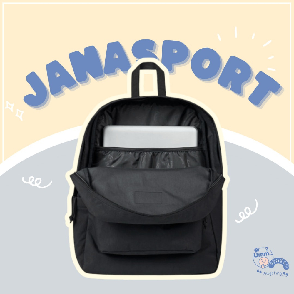 ᴀᴜɢsᴛɪɴɢ •ᴗ• 正品 JANSPORT SUPERBREAK FX 經典黑 後背包 26L 書包 防水後背包-細節圖2