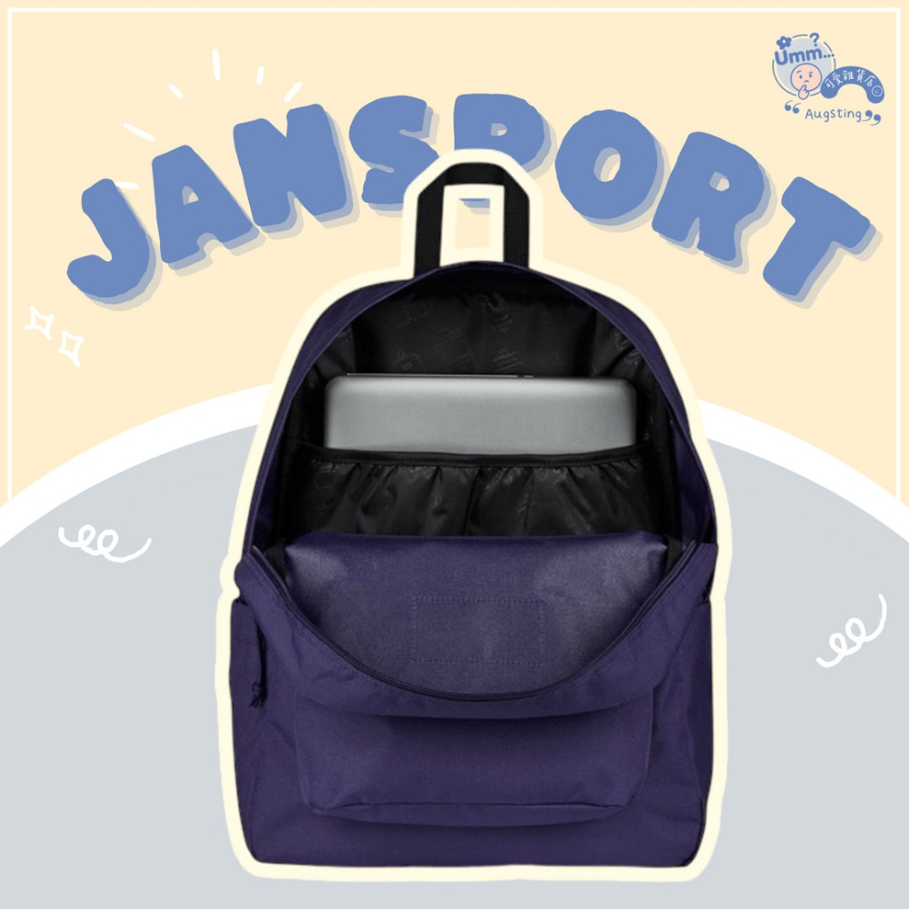 ᴀᴜɢsᴛɪɴɢ •ᴗ• 正品 JANSPORT SUPERBREAK PLUS紫水晶 後背包 26L 書包 防水後背-細節圖2