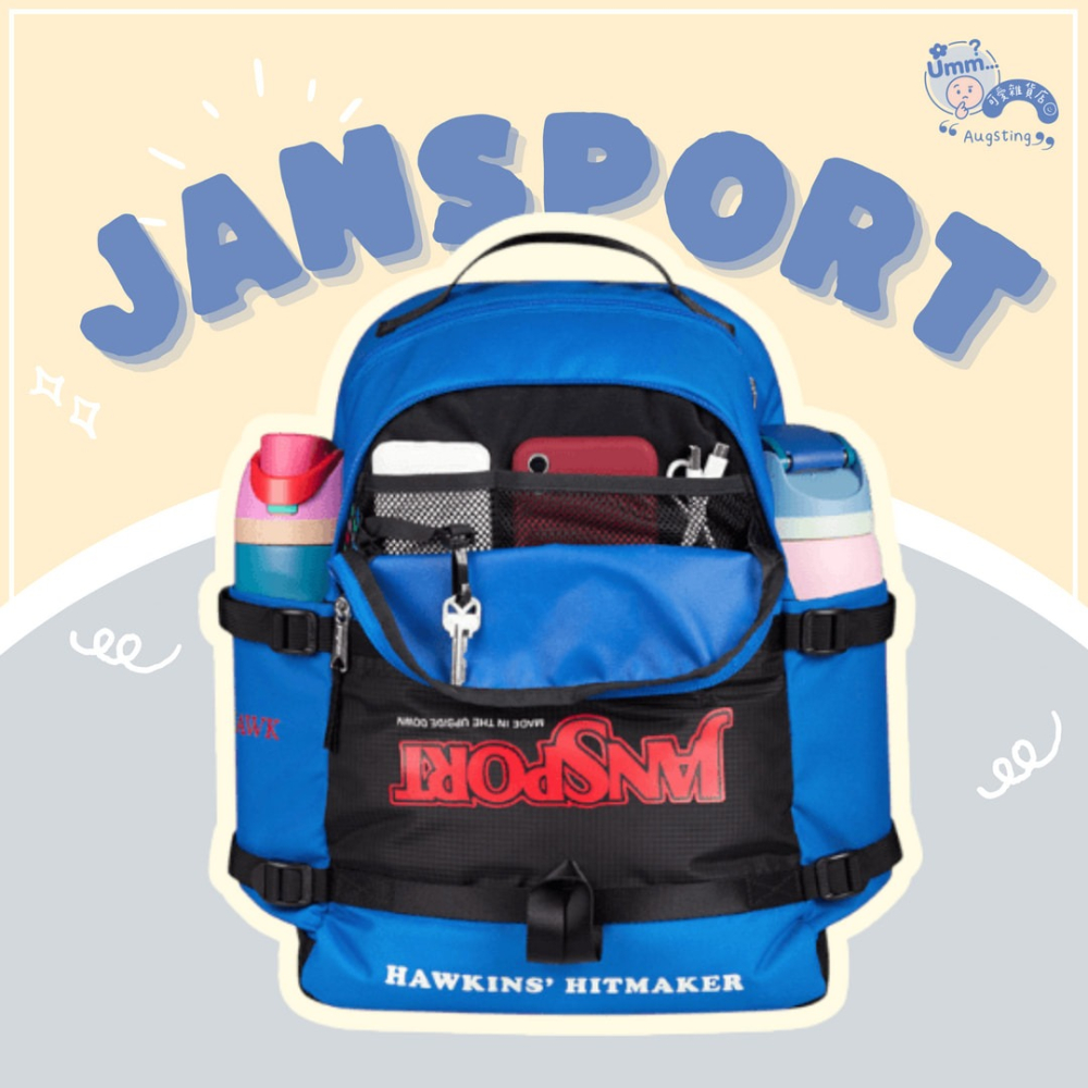 ᴀᴜɢsᴛɪɴɢ •ᴗ• 正品 JANSPORT PACK SQUAWK RADIO 怪奇物語聯名 後背包 書包 筆電包-細節圖3