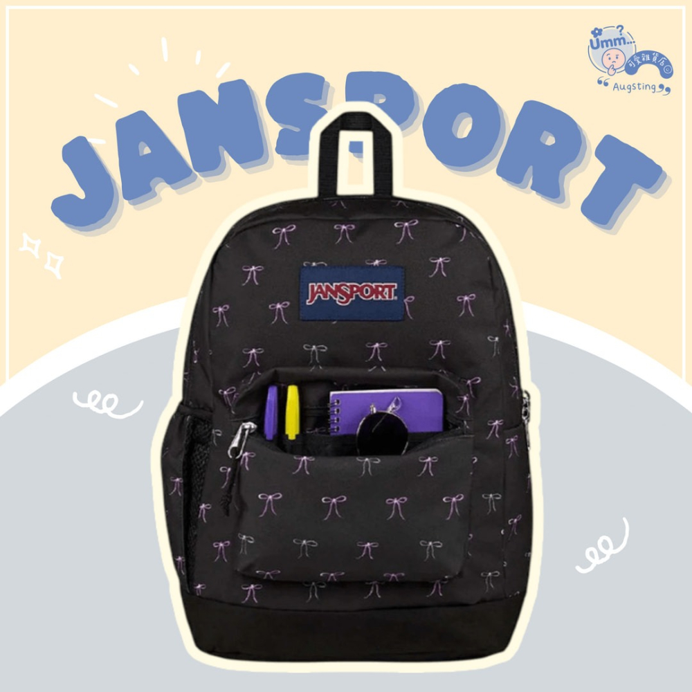 ᴀᴜɢsᴛɪɴɢ •ᴗ• 正品 JANSPORT CROSS TOWN PLUS 蝴蝶結 後背包 雙肩背包 筆電包 書包-細節圖4