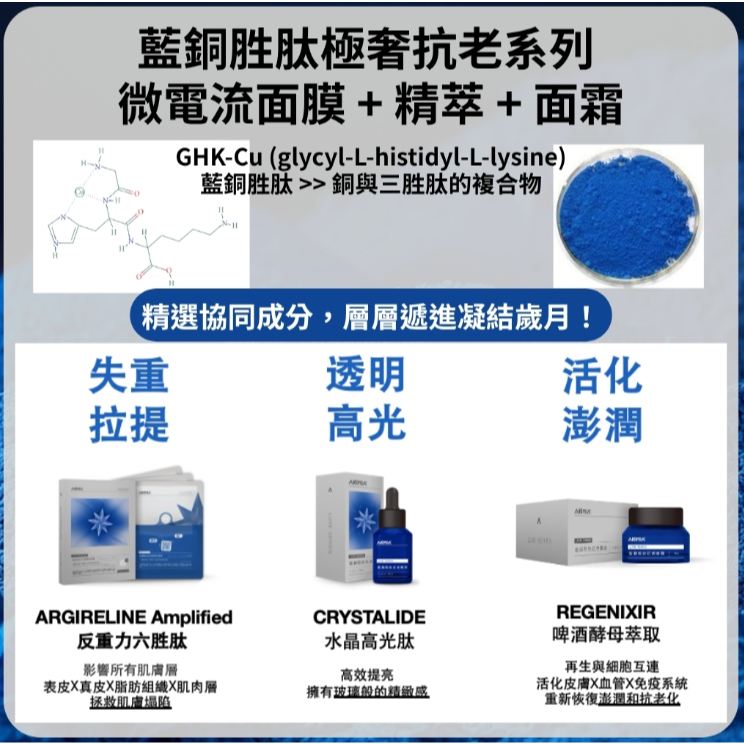 [chill] AKIMIA 加濃版藍銅胜肽抗老精萃 DELUXE 精華液可搭配微電流面膜使用-細節圖5