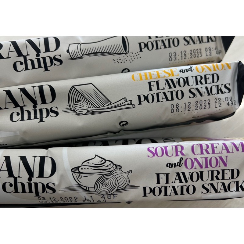 愛沙尼亞Grand長條洋芋片-海鹽口味/起士洋蔥風味/酸奶油洋蔥風味60g/包-細節圖7