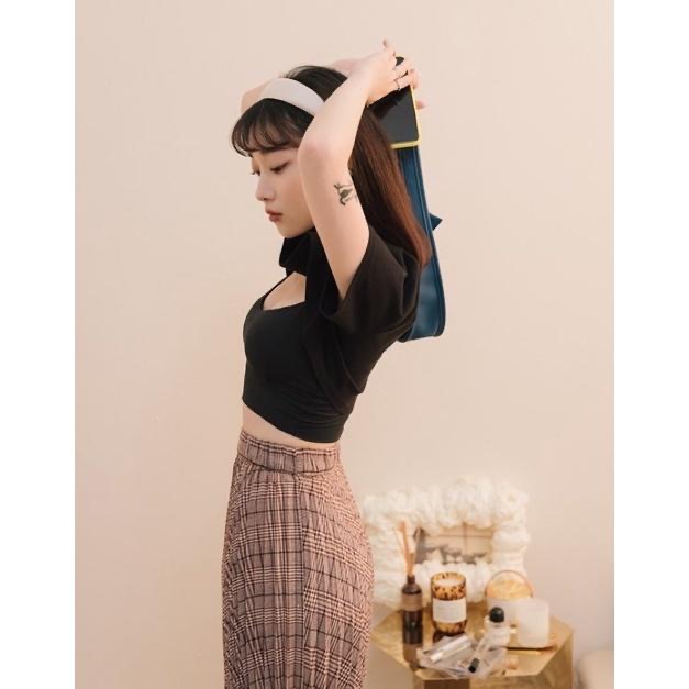 PAZZO｜一穿就上癮的牛奶絲 BRA TOP 全新-細節圖3