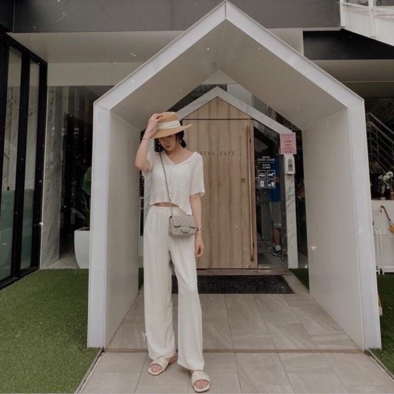 BONCHE｜Zoey團購 超修飾的熱賣涼感寬褲-細節圖3