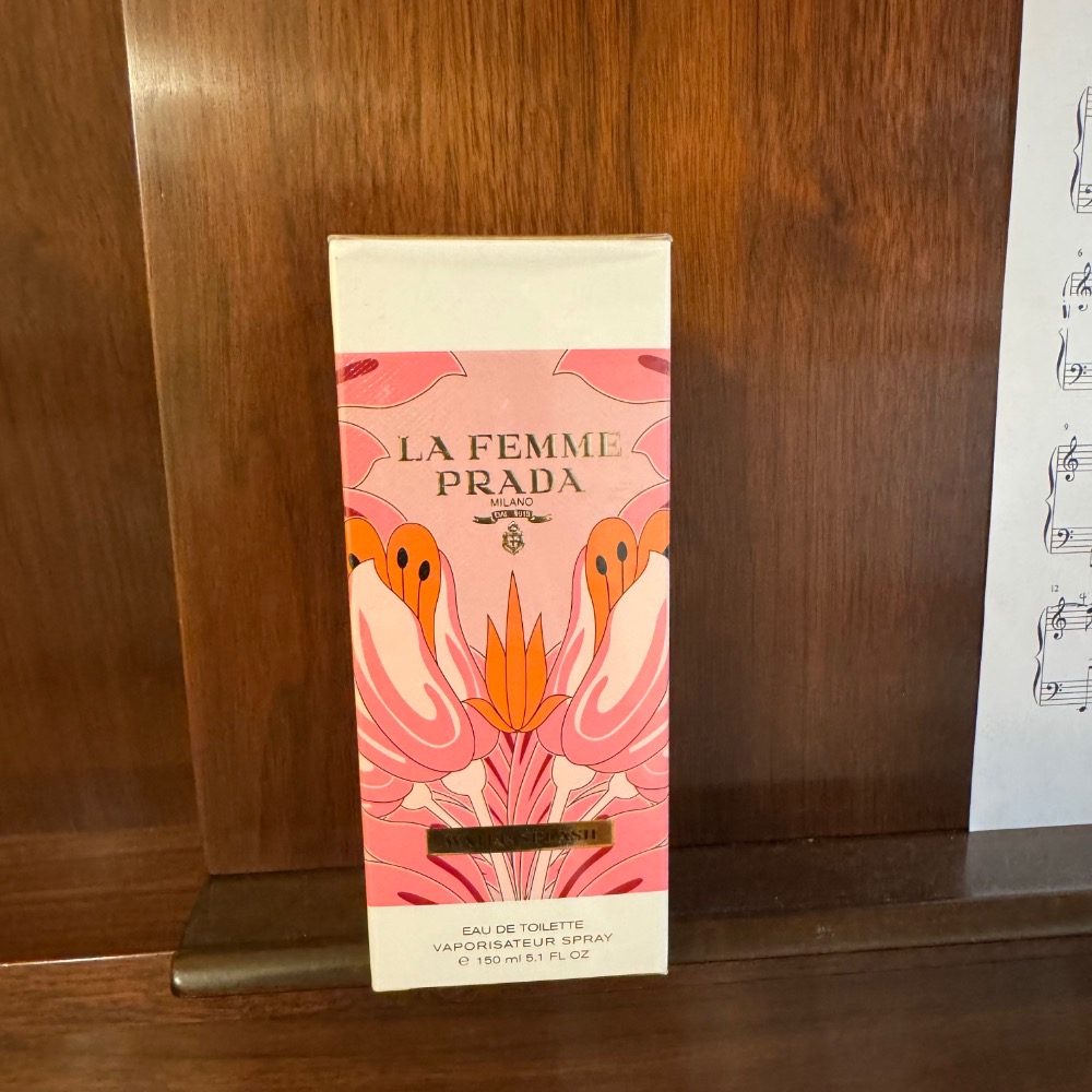 PRADA｜絕版品 LA FEMME 夏日限量版 粉漾淑女淡香水 150ml-細節圖2