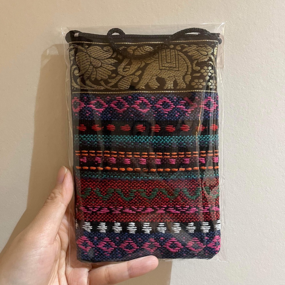 金線繡象小包（泰國買的）-細節圖2