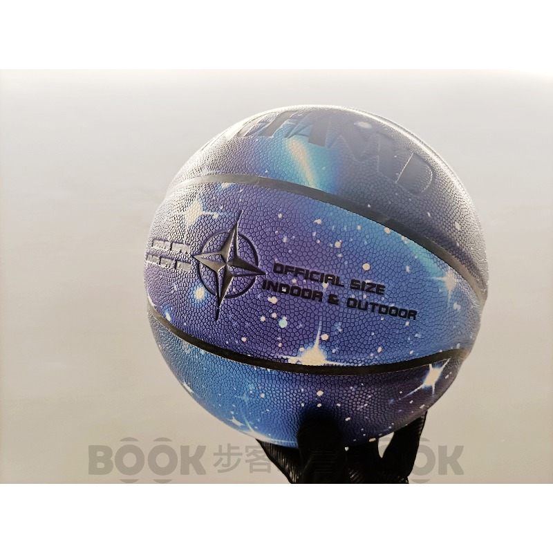 【全新商品】星空籃球 7號籃球 籃球 星空 (無球針、球網)-細節圖2