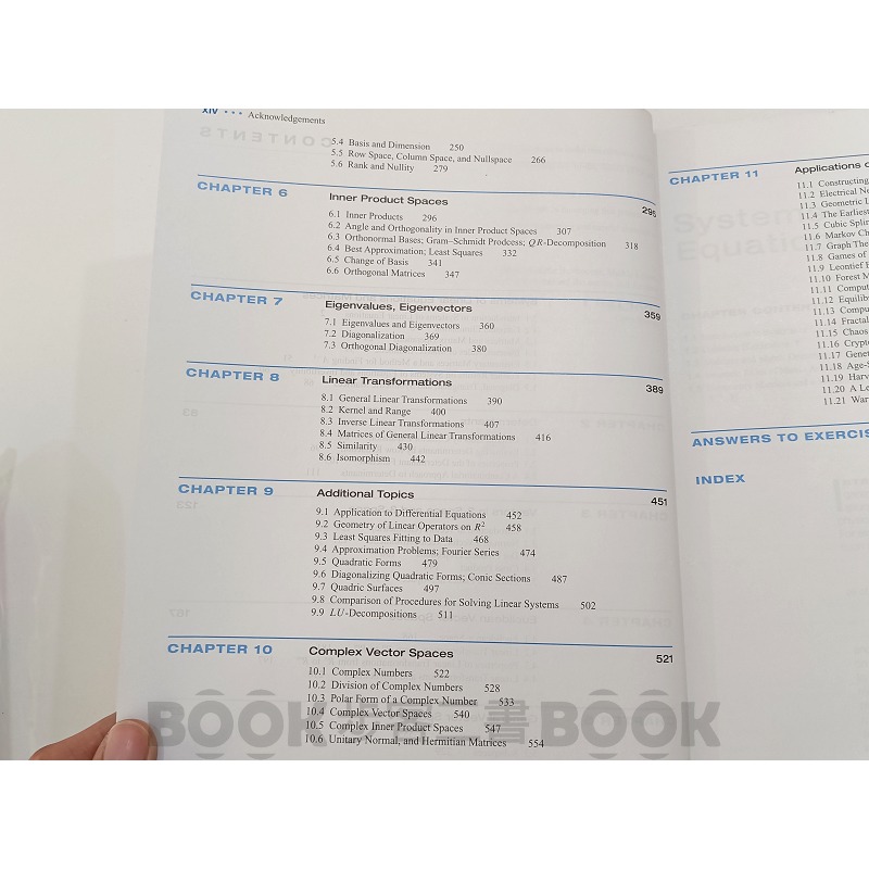 【二手書籍】Elementary Linear Algebra Applications Version 線性代數-細節圖6