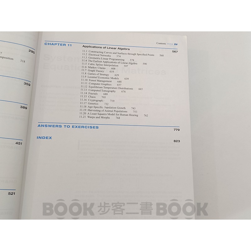 【二手書籍】Elementary Linear Algebra Applications Version 線性代數-細節圖7