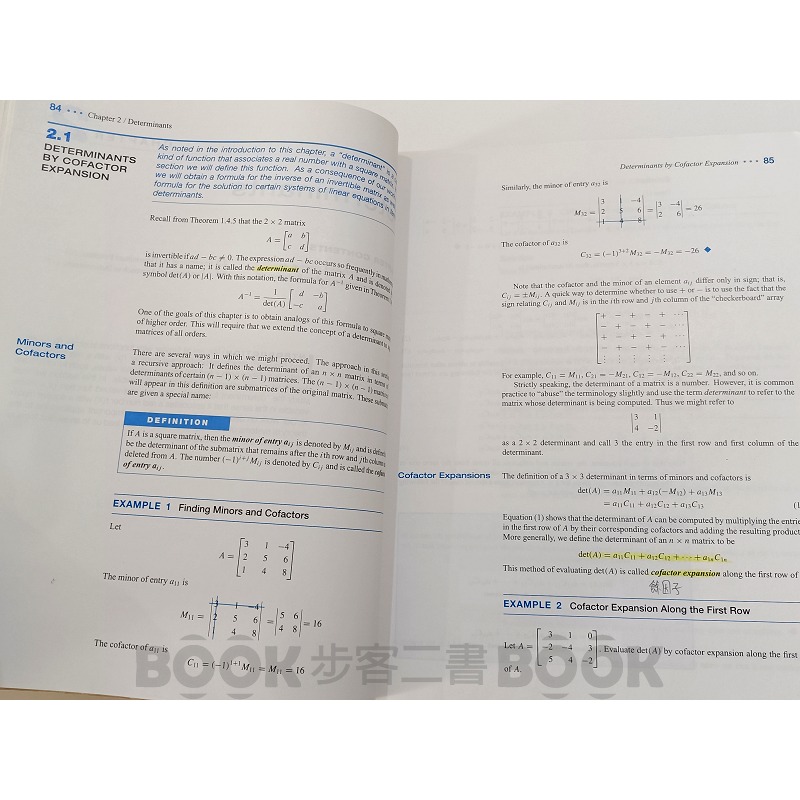 【二手書籍】Elementary Linear Algebra Applications Version 線性代數-細節圖10