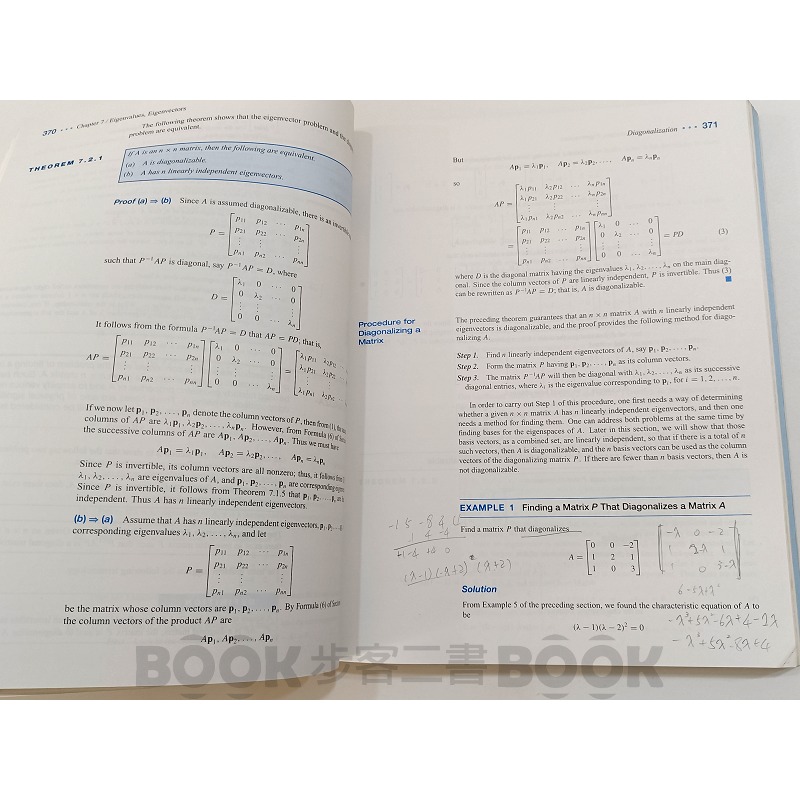 【二手書籍】Elementary Linear Algebra Applications Version 線性代數-細節圖11