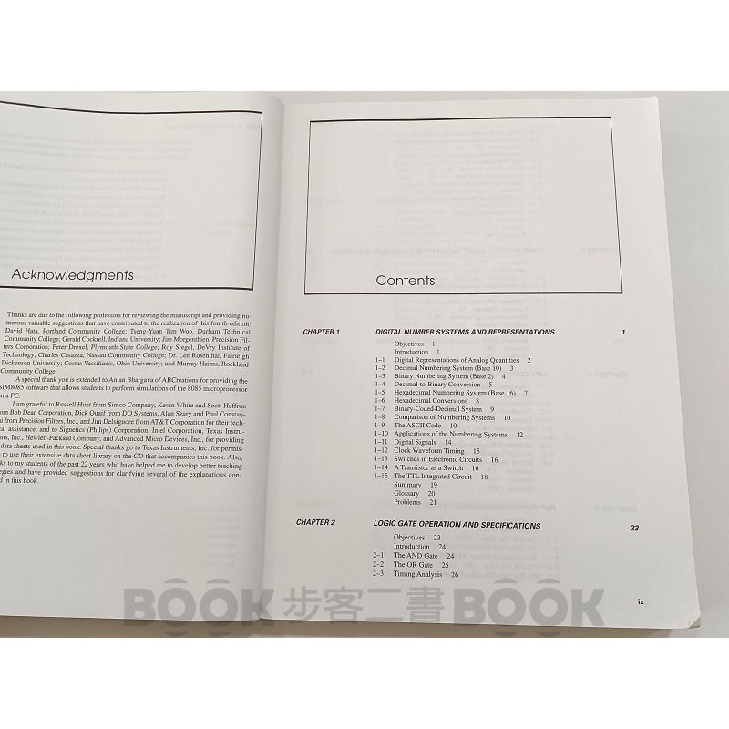 【二手書籍】Digital and Microprocessor Fundamentals Theory and App-細節圖7