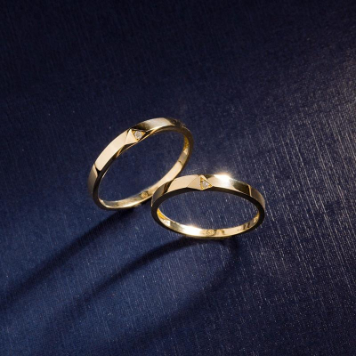 【台北奧斯珠寶】14K金戒指 情侶對戒 黃金珠寶首飾