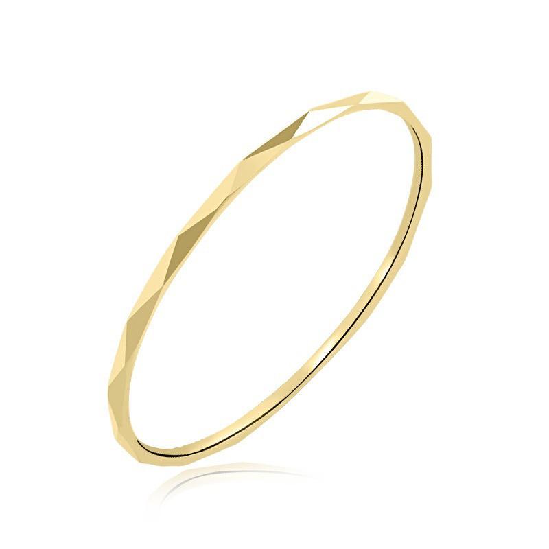 【台北奧斯珠寶】14K金戒指女款 疊戴指環細尾戒 黃金珠寶首飾-細節圖4