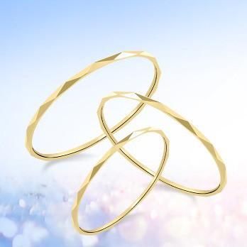 【台北奧斯珠寶】14K金戒指女款 疊戴指環細尾戒 黃金珠寶首飾-細節圖5
