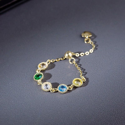 【台北奧斯珠寶】14k金戒指 可調節鑲嵌軟戒指環 黃金珠寶首飾
