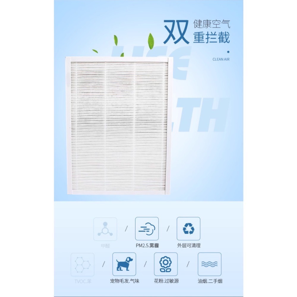 適用3M空氣清淨機FACF01 MFAC01優淨型高效  HEPA過濾網 / HEPA+活性碳顆粒 濾芯濾網-細節圖5