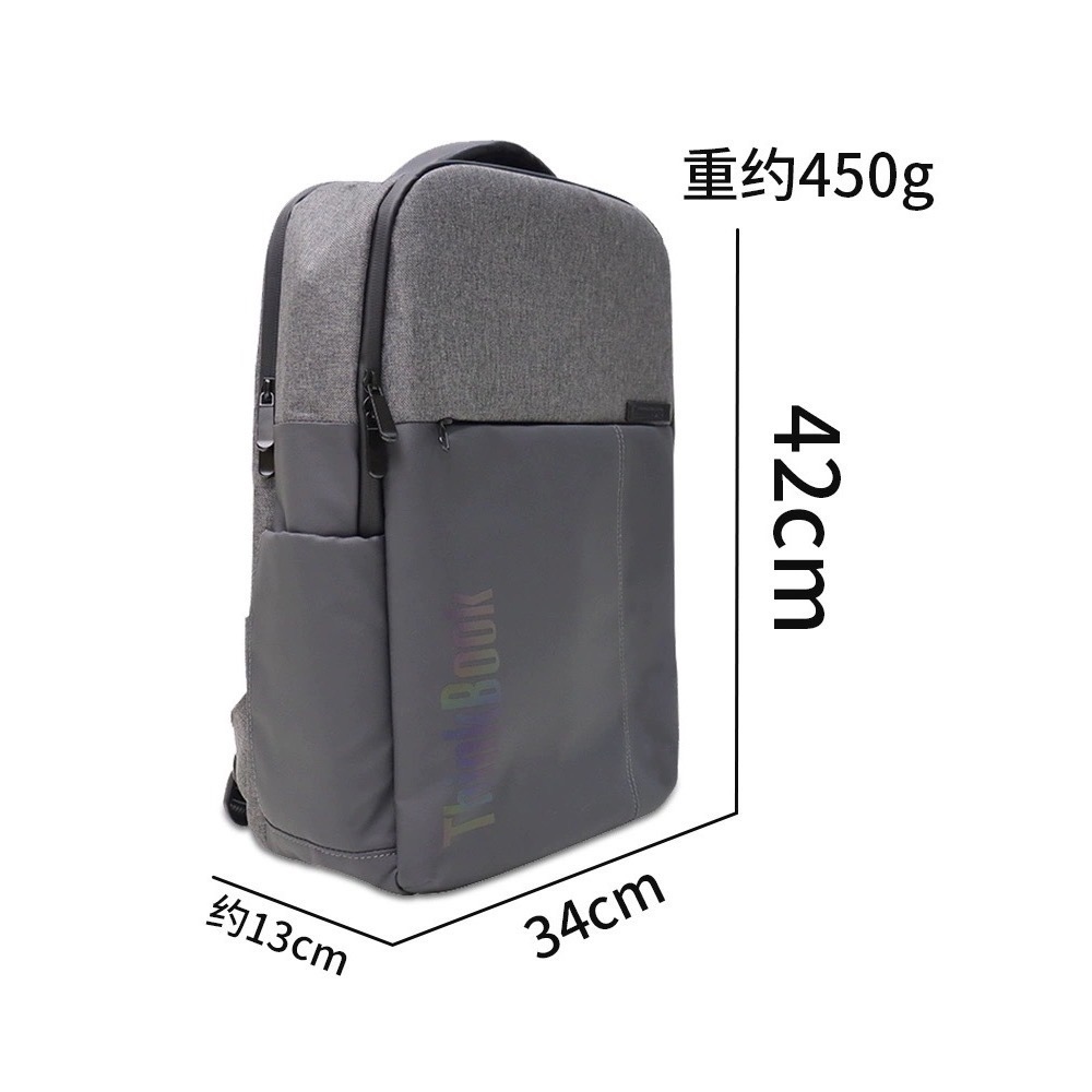適用於聯想ThinkBook 都市通勤 時尚雙肩包15.6 16吋電腦包 經典商務男女潮流時尚電腦包 大容量背包 現貨-細節圖4