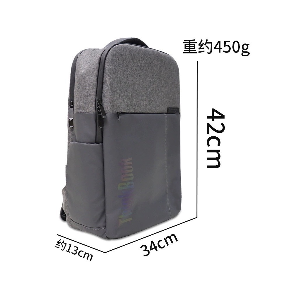 適用於聯想ThinkBook 都市通勤 時尚雙肩包15.6 16吋電腦包 經典商務男女潮流時尚電腦包 大容量背包 現貨-細節圖4