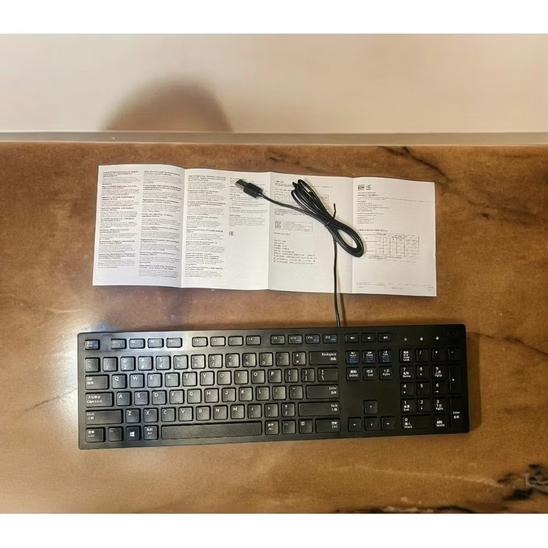 Dell 戴爾（無注音）KB216 USB 多媒體鍵盤 全新現貨不用等-規格圖11