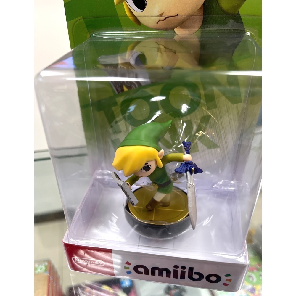 （不含遊戲）任天堂 AMIIBO SWITCH 任天堂明星大亂鬥 薩爾達傳說 林克 貓眼林克 TOON LINK 全新品-細節圖2