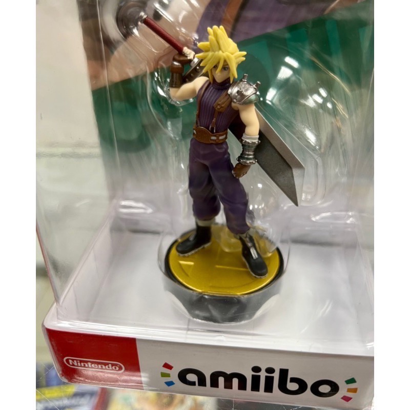 AMIIBO SWITCH 任天堂明星大亂鬥 太空戰士7 FF7 克勞德 CLOUD 全新品［士林遊戲頻道］-細節圖2