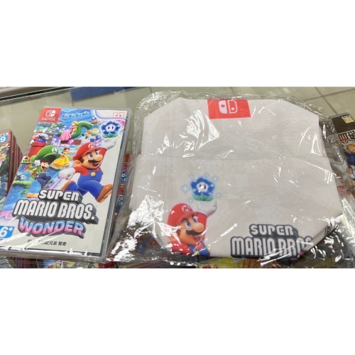 台灣公司貨 中文封面 SWITCH 超級瑪利歐兄弟 驚奇 WONDER 中文版 全新品 附特典：面紙套［士林遊戲頻道］