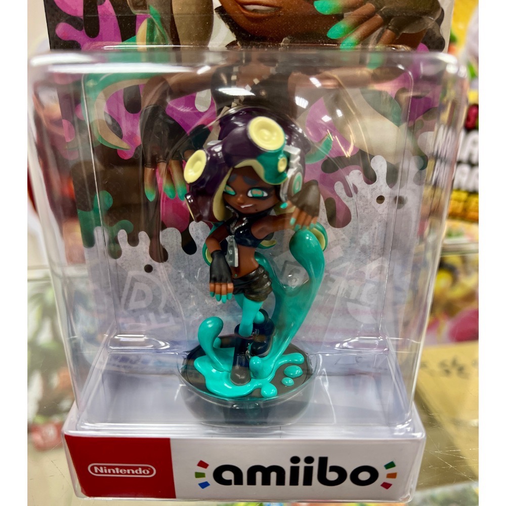 (不含遊戲） NS SWITCH amiibo 小飯 飯田 漆彈大作戰 全新品【士林遊戲頻道】-細節圖2