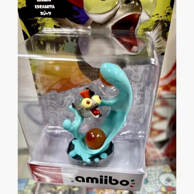 （不含遊戲）switch Amiibo 斯普拉遁 3 smallfry 小鮭魚 全新品［士林遊戲頻道］-細節圖2