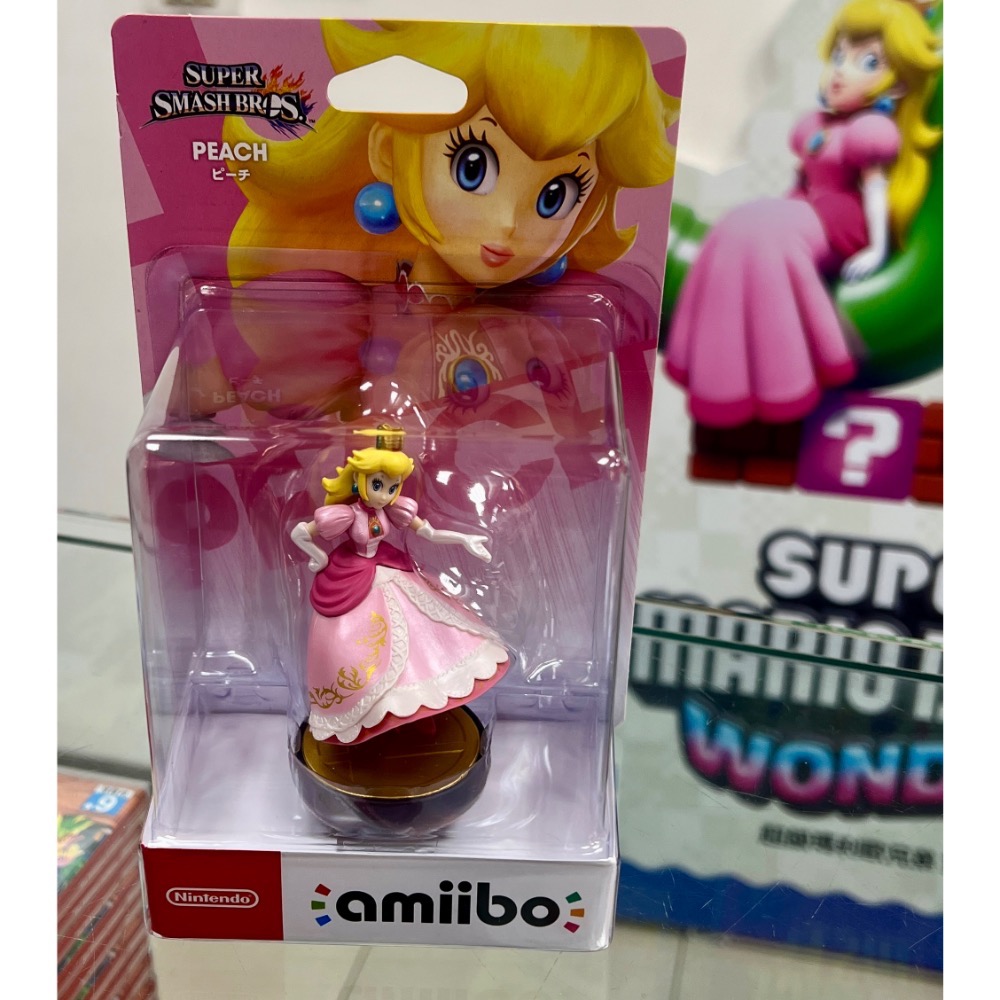 任天堂 Amiibo Switch Ns 任天堂明星大亂鬥 瑪利歐 碧姬 公主 Peach 全新品[士林遊戲頻道] 遊戲頻道