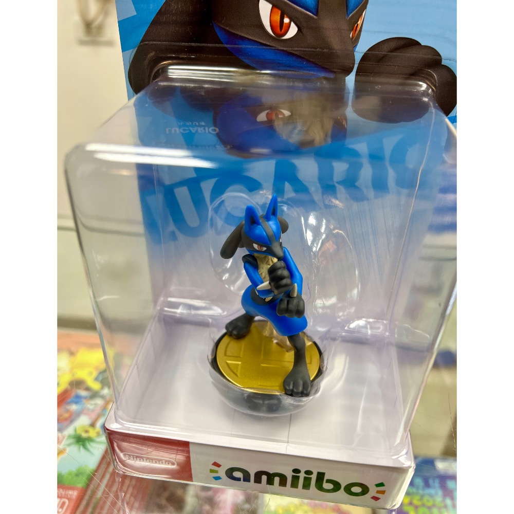 (不含遊戲）AMIIBO SWITCH 任天堂明星大亂鬥 系列 精靈寶可夢 路卡利歐 LUCARIO 全新品［遊戲頻道］-細節圖2