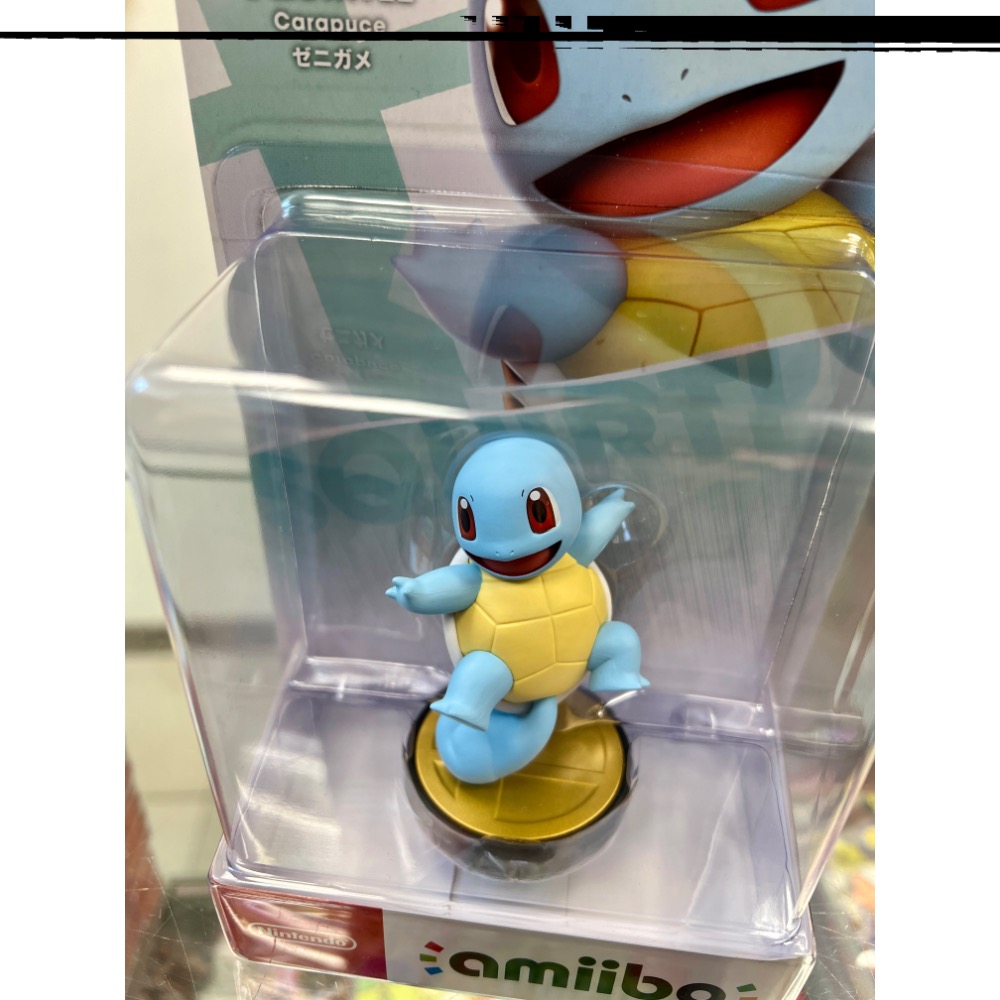 amiibo SQUIRTLE 傑尼龜 任天堂明星大亂鬥 神奇寶貝 精靈寶可夢 全新品 ［士林遊戲頻道］-細節圖2