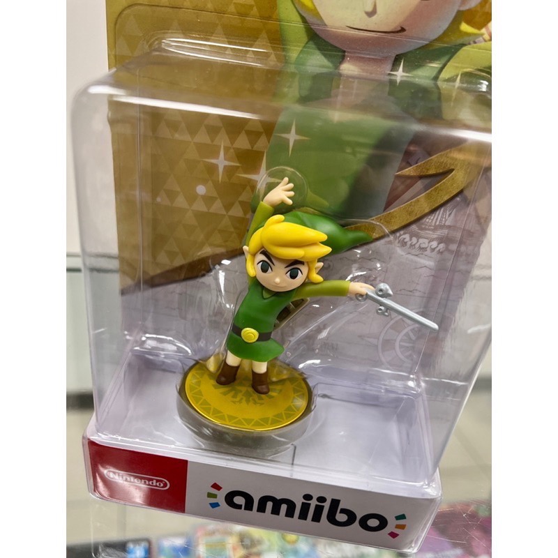 switch amiibo 林克 薩爾達傳說 風之律動 toon link 全新品 ［士林遊戲頻道］-細節圖2