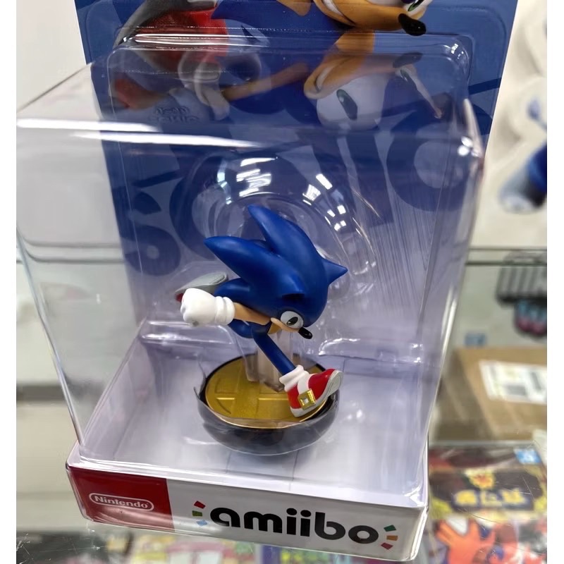 (不含遊戲）任天堂 AMIIBO SWITCH 任天堂明星大亂鬥 音速小子 索尼 SONIC 全新品［士林遊戲頻道］-細節圖2