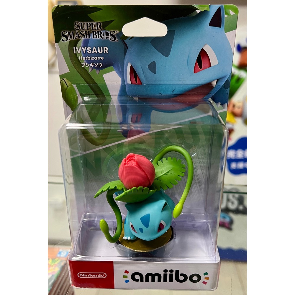 （不含遊戲）任天堂 AMIIBO SWITCH 任天堂明星大亂鬥 妙蛙草 妙蛙種子 IVYSAUR 全新品［遊戲頻道］-細節圖2