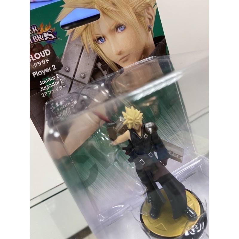 AMIIBO SWITCH 任天堂明星大亂鬥 太空戰士7 FF7 克勞德 2P造型 CLOUD 全新品［士林遊戲頻道］-細節圖2
