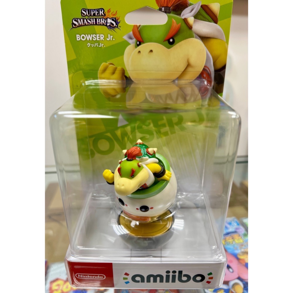 （不含遊戲）switch amiibo BOWSER Jr. 任天堂明星大亂鬥 小庫巴 全新品［士林遊戲頻道］-細節圖2