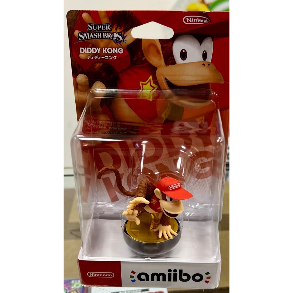 （不含遊戲）Switch 任天堂明星大亂鬥 amiibo DD 金剛 DIDDY KONG 小金剛 迪迪［士林遊戲頻道］-細節圖2
