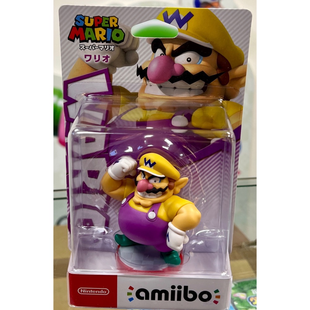 （不含遊戲) switch amiibo 壞利歐 瓦利歐 Wario  ware 超級瑪利歐 系列 全新［士林遊戲頻道］-細節圖2