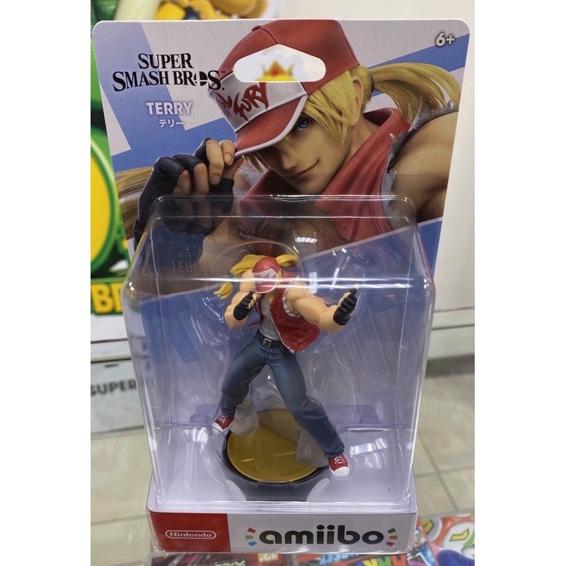 (不含遊戲）switch 任天堂明星大亂鬥 amiibo 泰瑞 TERRY 全新品［士林遊戲頻道］-細節圖2