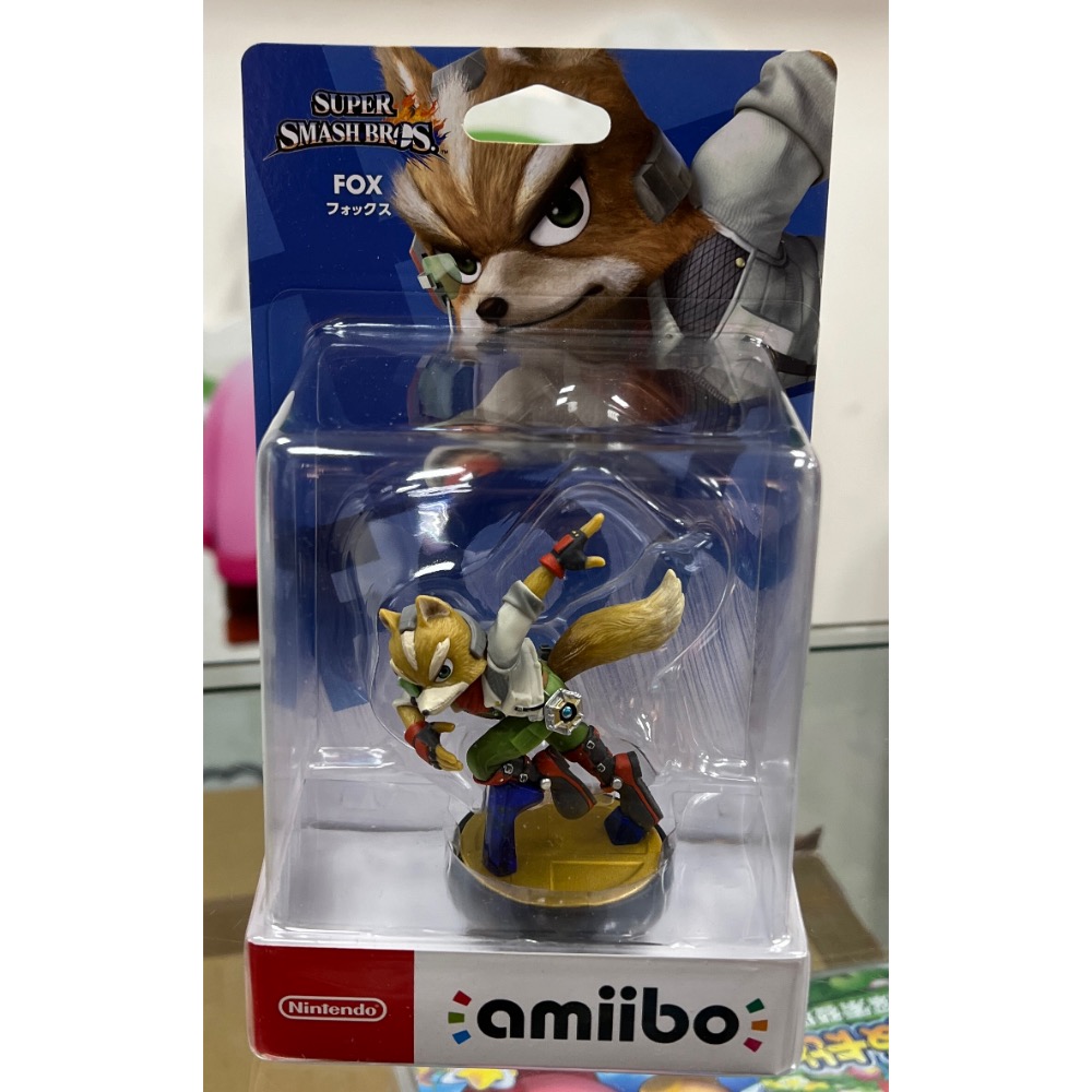 (不含遊戲）switch amiibo 火狐 FOX 麥克勞德 任天堂明星大亂鬥 系列 全新品【士林遊戲頻道】-細節圖2