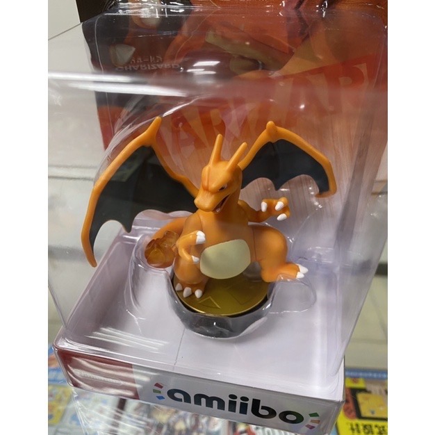 (不含遊戲）任天堂 AMIIBO SWITCH 任天堂明星大亂鬥 系列 精靈寶可夢 噴火龍 CHARIZARD 全新品-細節圖2