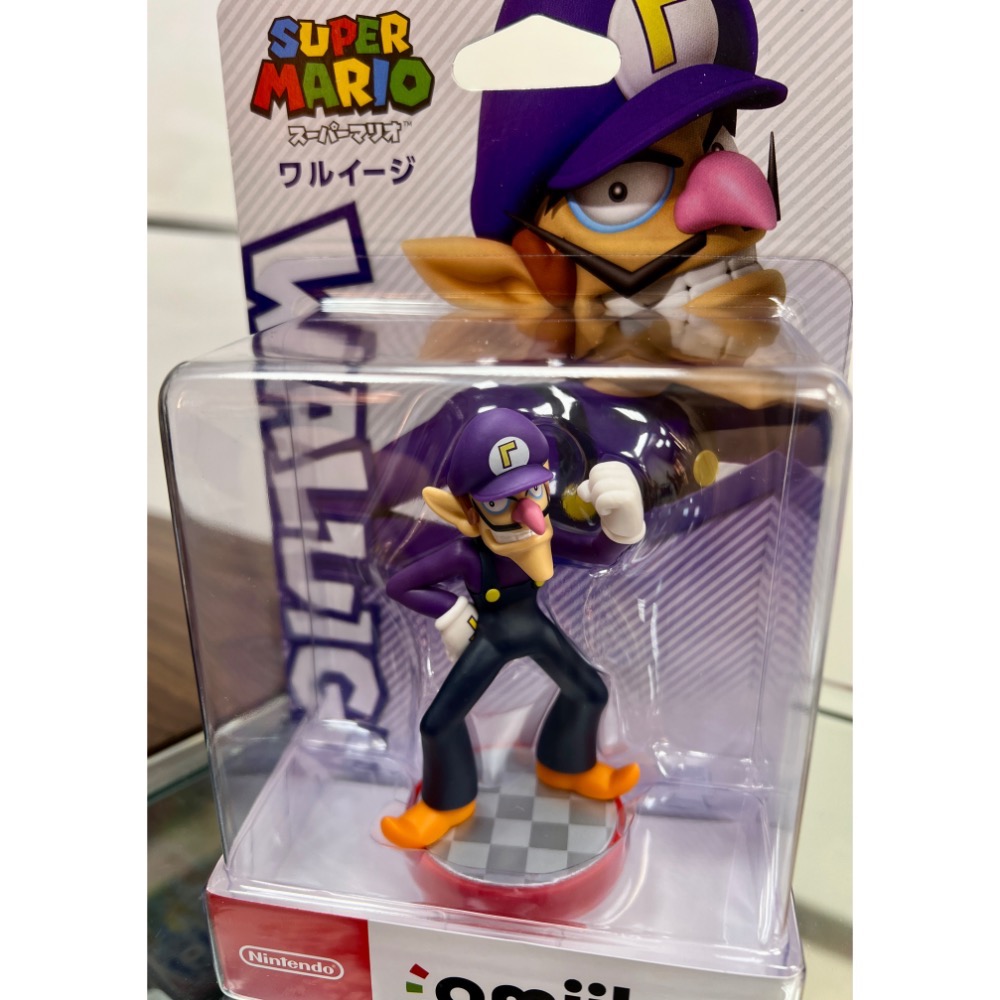 （不含遊戲） switch amiibo 壞路易 Waluigi 超級瑪利歐 系列 全新品［士林遊戲頻道］-細節圖2